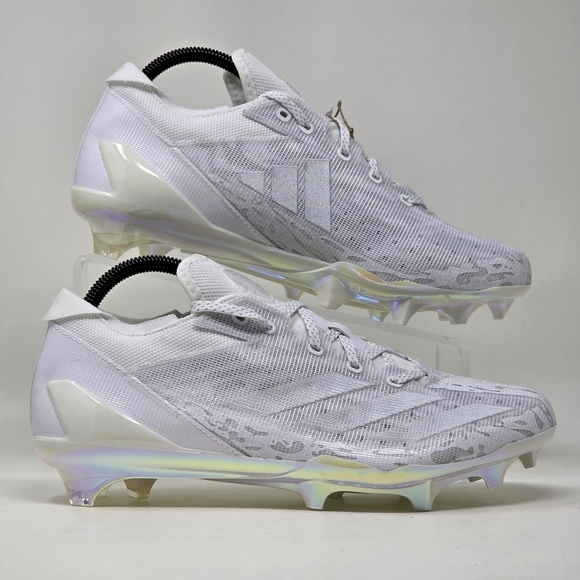 Adidas Adizero Electric American Football Cleats White Men\'s Size 7.5 IE4413 New main image 13